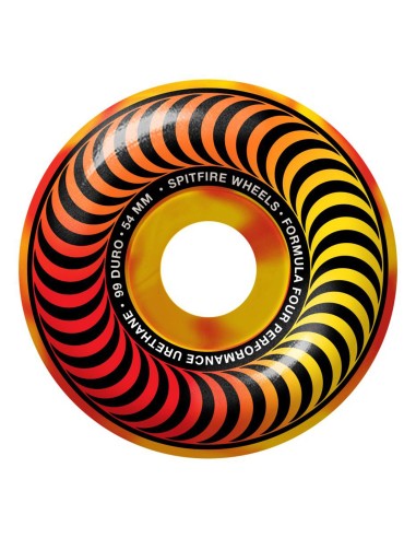 F4 Multi Swirl Classic 54mm Skateboard Wheels Vous souhaitez 