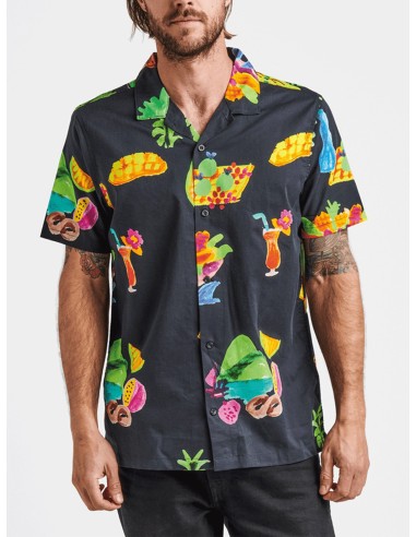 Gonzo Tahiti Treat Short Sleeve Buttondown Shirt le des métaux précieux